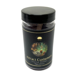 Shreyshti Incense Powder, Attract Customers, Approx 50g for spell, wiccan, pagan, rituals, reiki, religious, aroma therapy purposes